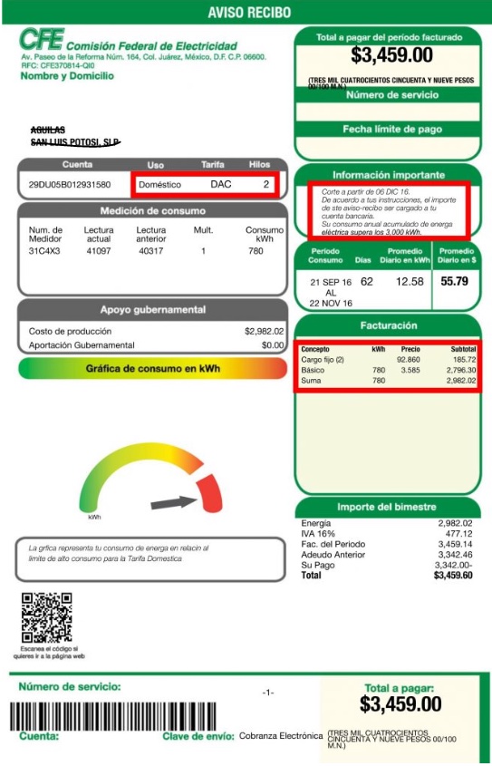 caliza recibo cfe